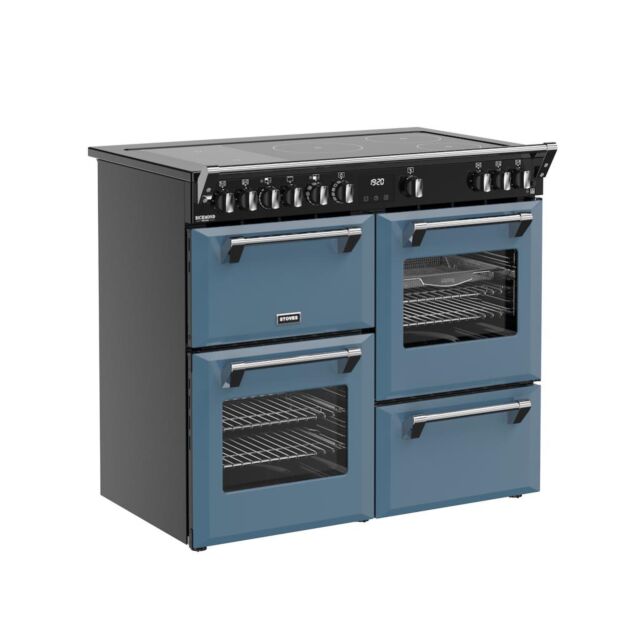 Stoves DX RCA RICH 100Ei RTY 100cm Richmond DX Electric Induction Rotary Range Cooker - Twilight Blue