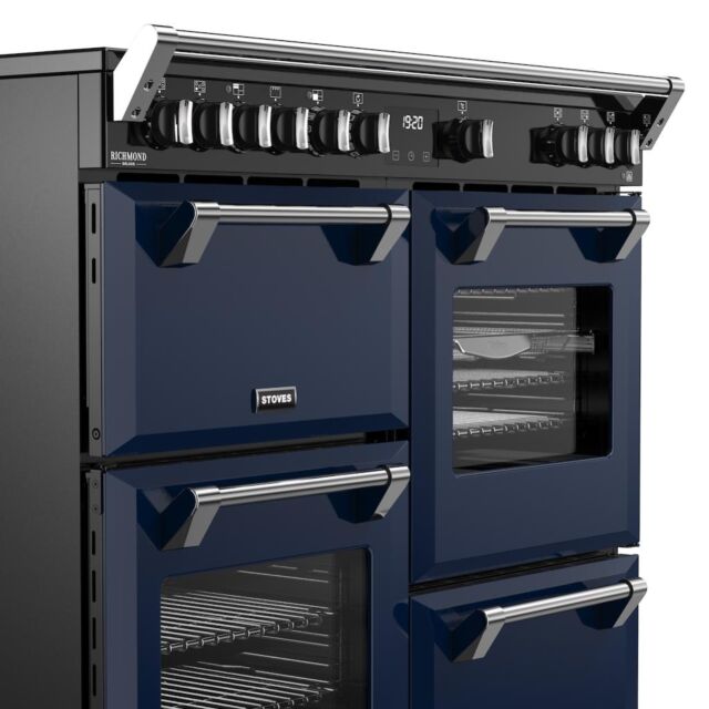 Stoves DX RCA RICH 100Ei RTY 100cm Richmond DX Electric Induction Rotary Range Cooker - Midnight Blue