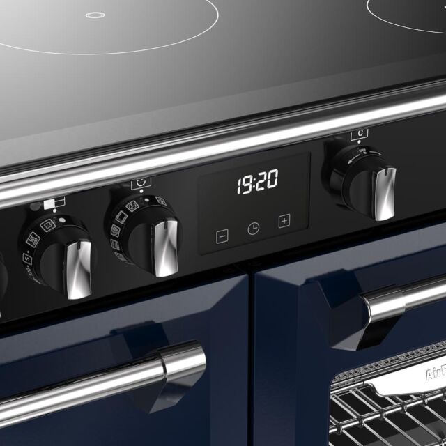 Stoves DX RCA RICH 100Ei RTY 100cm Richmond DX Electric Induction Rotary Range Cooker - Midnight Blue