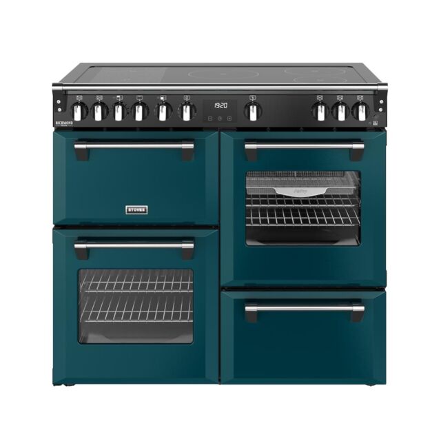 Stoves DX RCA RICH 100Ei RTY 100cm Richmond DX Electric Induction Rotary Range Cooker - Deep Marine