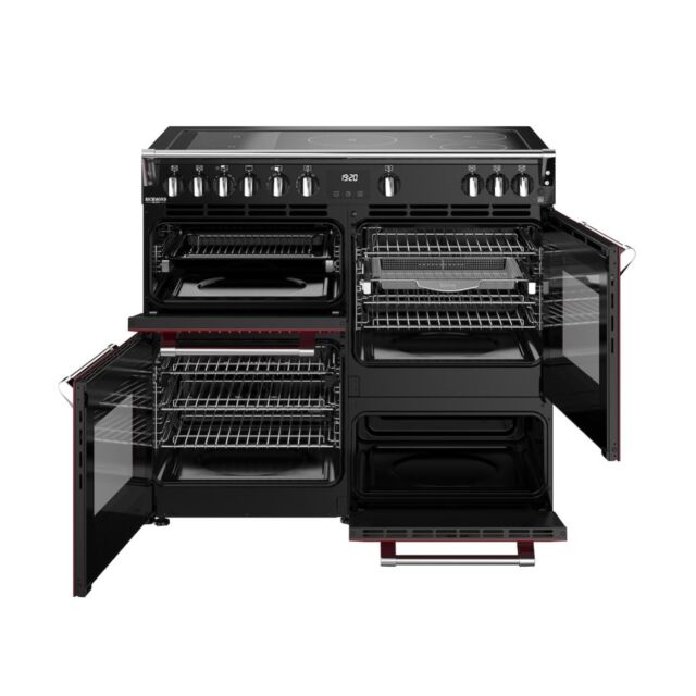 Stoves DX RCA RICH 100Ei RTY 100cm Richmond DX Electric Induction Rotary Range Cooker - Garnet Red