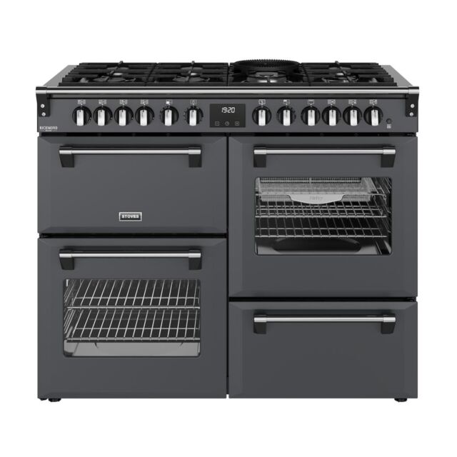 Stoves DX RCA RICH 110DF 110cm Richmond DX Dual Fuel Range Cooker - Anthracite Grey