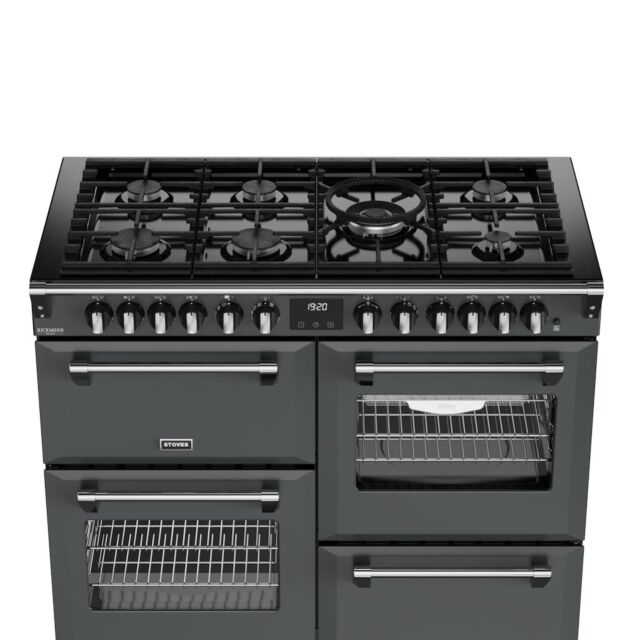 Stoves DX RCA RICH 110DF 110cm Richmond DX Dual Fuel Range Cooker - Anthracite Grey