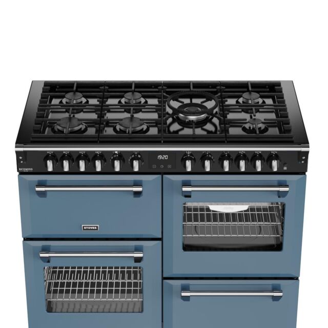 Stoves DX RCA RICH 110DF 110cm Richmond DX Dual Fuel Range Cooker - Twilight Blue