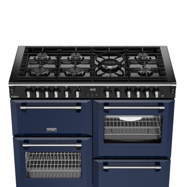 Stoves DX RCA RICH 110DF 110cm Richmond DX Dual Fuel Range Cooker - Midnight Blue