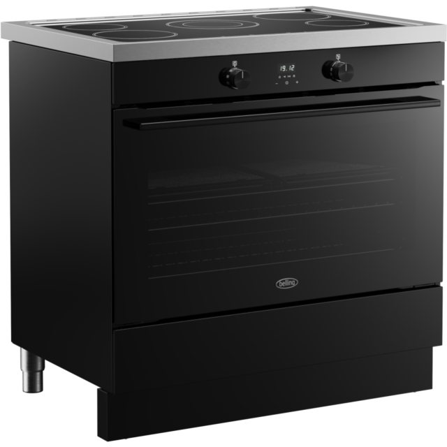 Belling RCA VISION SGL 90Ei 90cm Electric Induction Range Cooker - Black