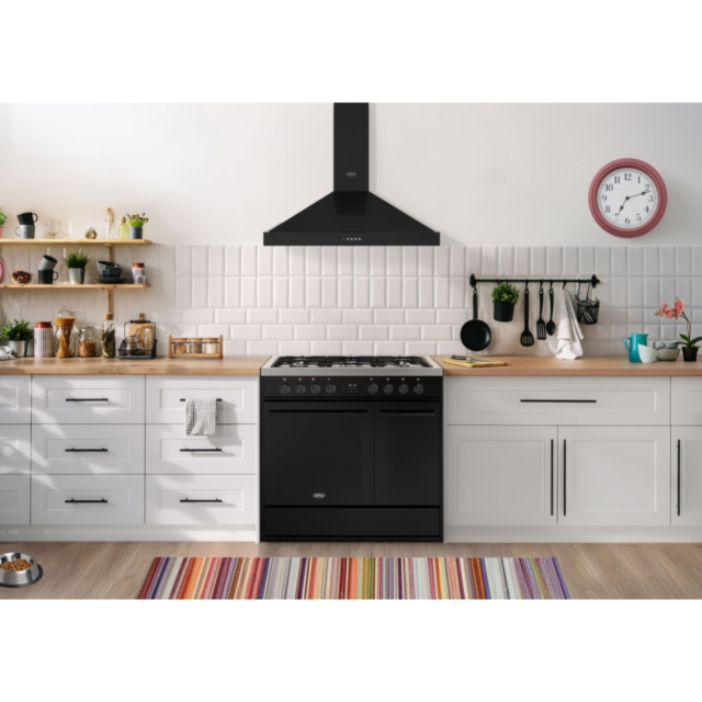 Belling RCA VISION TWIN 90DF 90cm Dual Fuel Range Cooker - Black