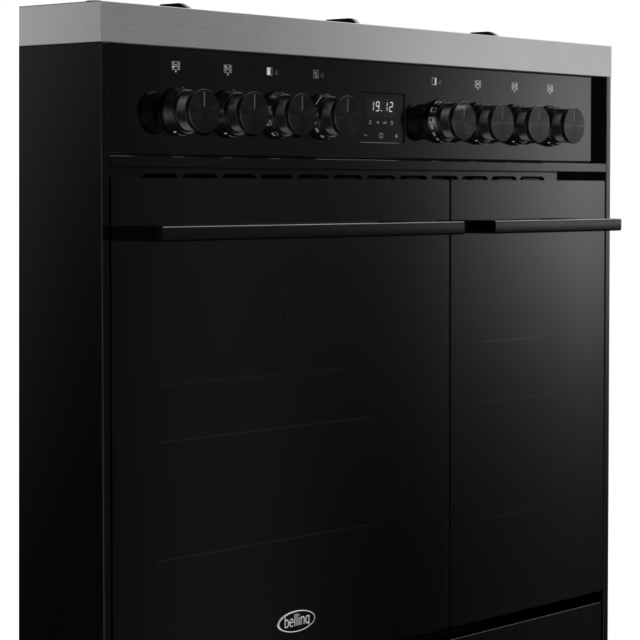 Belling RCA VISION TWIN 90DF 90cm Dual Fuel Range Cooker - Black