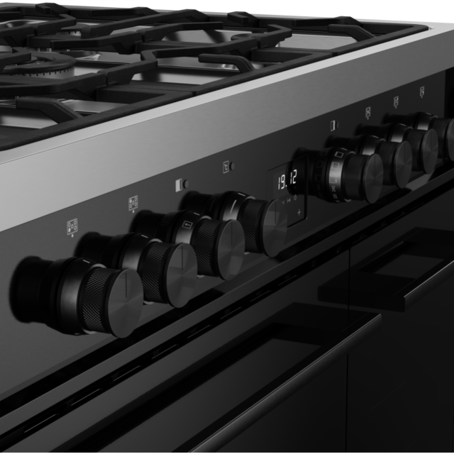 Belling RCA VISION TWIN 90DF 90cm Dual Fuel Range Cooker - Black