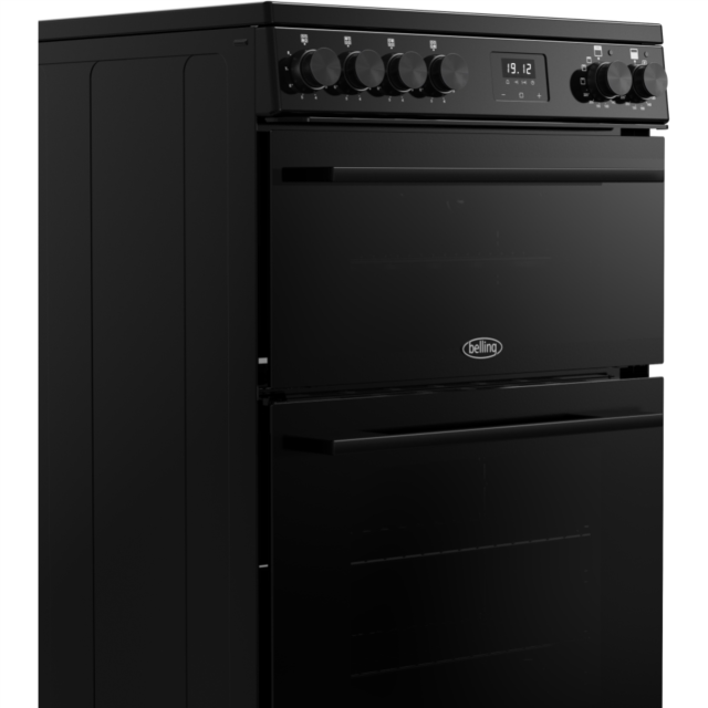 Belling FSA VISION 60E 60cm Electric Ceramic Cooker with Double Oven - Black