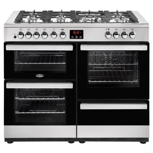 Belling  Cookcentre 110DF PSS 110cm Dual Fuel Range Cooker