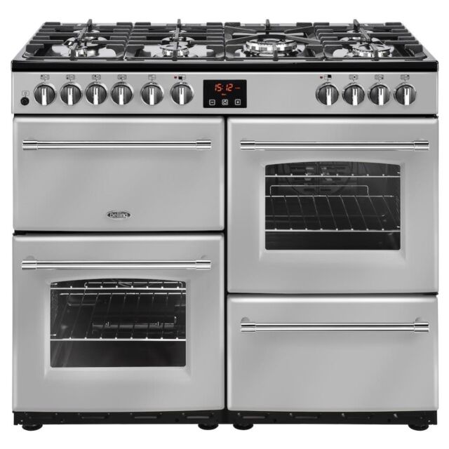 Belling  Farmhouse 100DFT S 100cm Dual Fuel Range Cooker