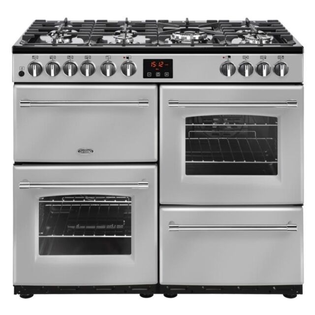Belling  Farmhouse 100DFT S 100cm Dual Fuel Range Cooker