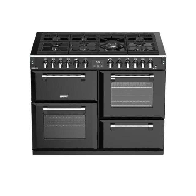 Stoves ST RICH S1100DF BK 110cm Dual Fuel Range Cooker