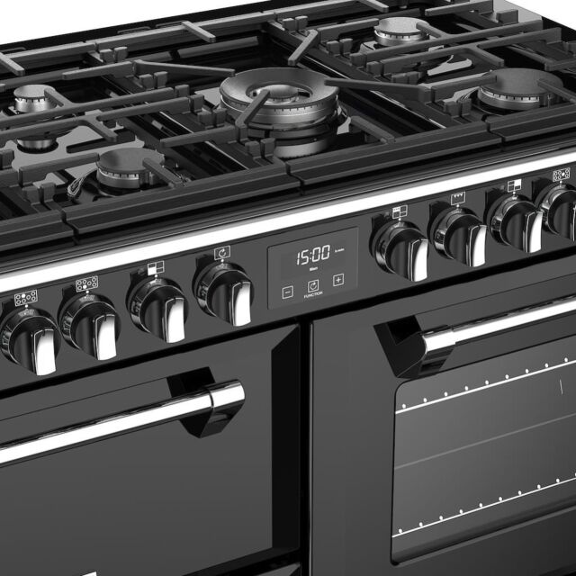 Stoves ST RICH S1100DF BK 110cm Dual Fuel Range Cooker