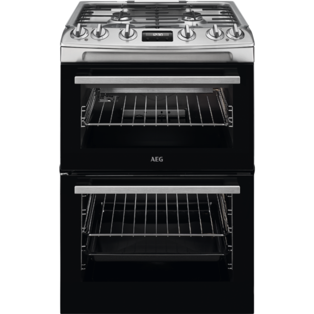 AEG CGX6130ACM Gas Cooker with Double Oven