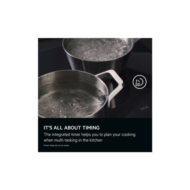 AEG IKB64401FB 3000 Induction Hob with Hob2Hood