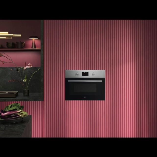 AEG KMX365060M 8000 CombiQuick Integrated Combi Microwave and Oven