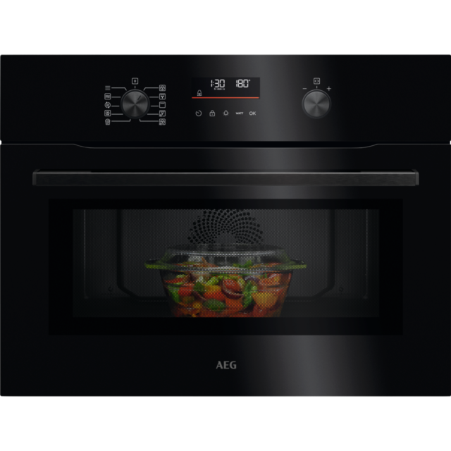 AEG OO5NK40XK Built-In Combination Microwave Oven - Black