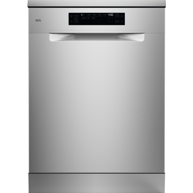 AEG GF5200D2SNM 60cm Full Size Freestanding Dishwasher - Stainless Steel