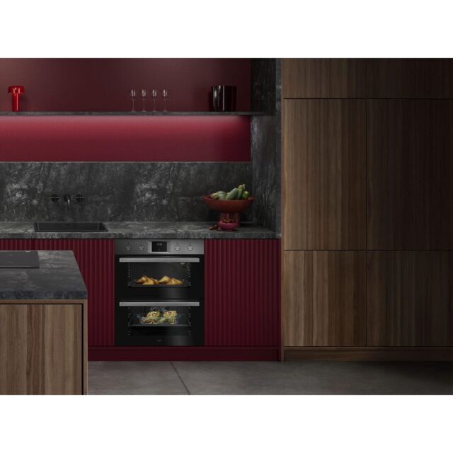 AEG OU5NU20M Built-Under Double Oven - Stainless Steel