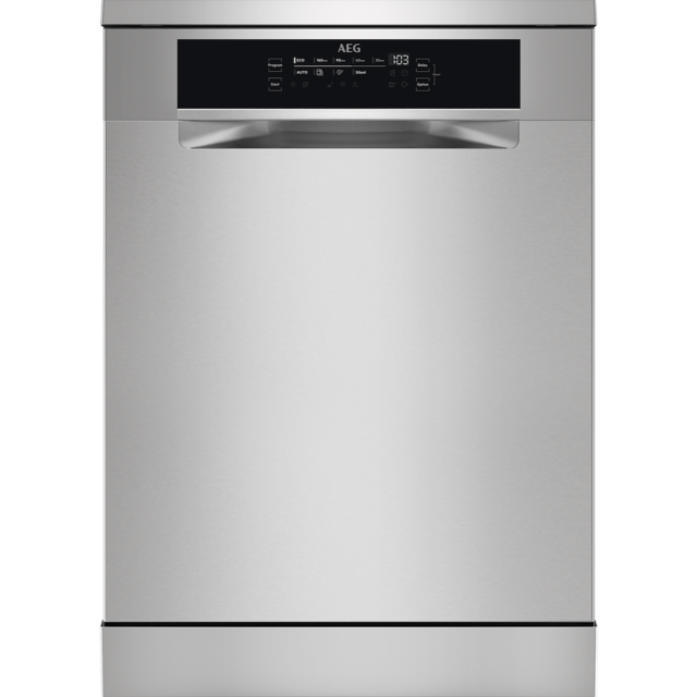 AEG FFB93807PM 9000 ComfortLift Freestanding Dishwasher with AirDry Technology + 14 Place Settings