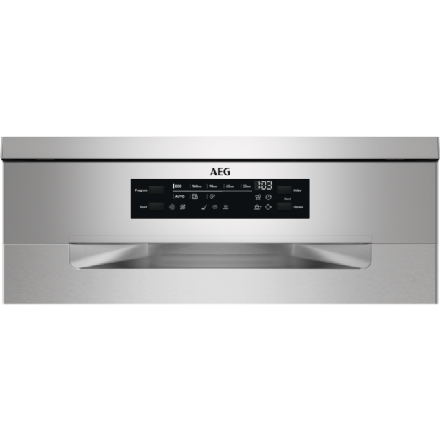 AEG FFB53937ZM 6000 SatelliteClean Freestanding Dishwasher with AirDry Technology + 14 Place Settings