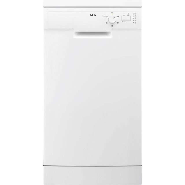 AEG FFX52507ZW 5000 AirDry Freestanding Slimline Dishwasher with AirDry Technology + 10 Place Settings