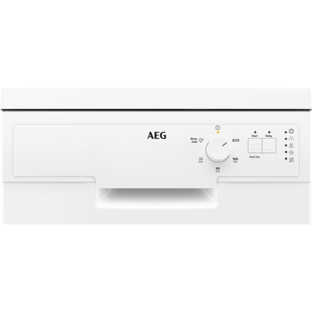 AEG FFX52507ZW 5000 AirDry Freestanding Slimline Dishwasher with AirDry Technology + 10 Place Settings
