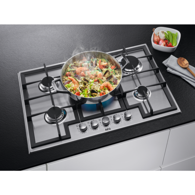 AEG HGB75400SM 3000 Slimline Gas Hob