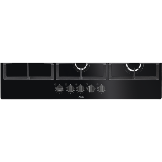 AEG HKB95820NB 6000 Gas on Glass Gas Hob