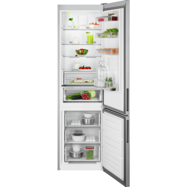 AEG RCB636E2MX Freestanding Frost Free Fridge Freezer