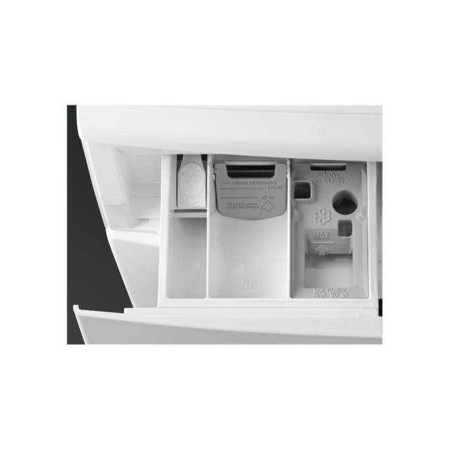 AEG L6FBK841B 6000 Series Short Front Loading Full Size 8kg Washing Machine