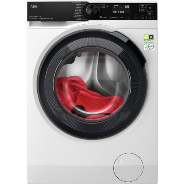 AEG LFR84146UC 8000 Series UniversalDose Front Loading Full Size 10kg Washing Machine
