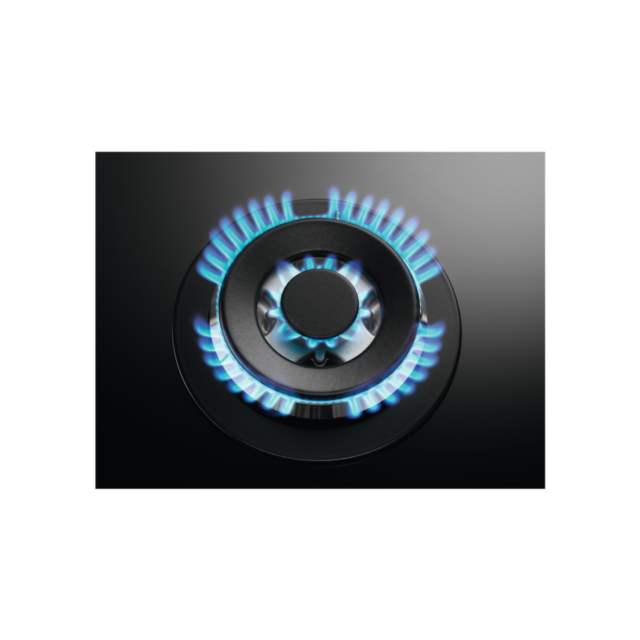 AEG HKB95450NB 8000 Gas on Glass Gas Hob with Hob2Hood