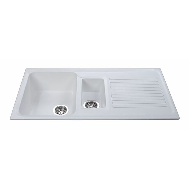 CDA AS2WH Composite One And A Half Bowl Sink
