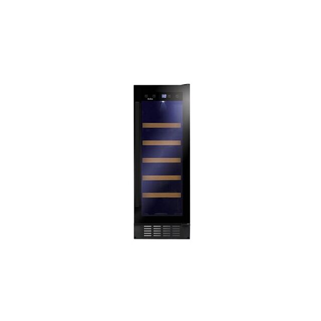 Amica AWC301BL Freestanding Undercounter Slimline Wine Cooler