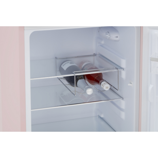 CDA Betty Tea Rose Retro 55cm Freestanding Top Mount Fridge Freezer