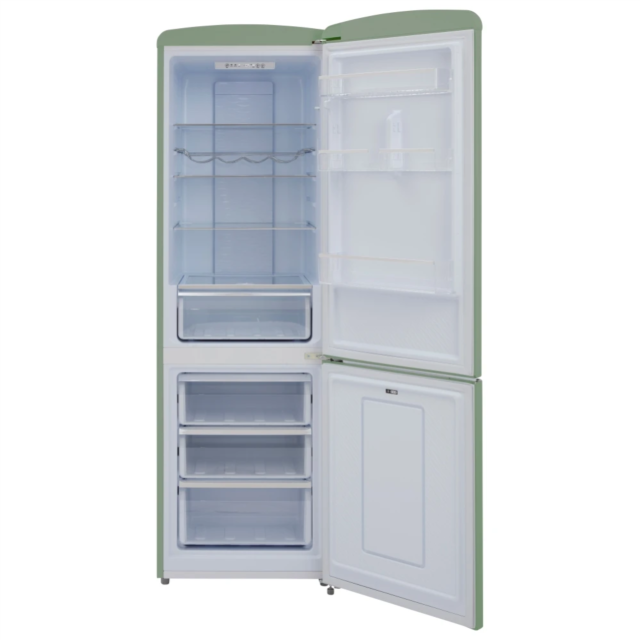 CDA Florence Meadow Retro 60cm Freestanding Frost Free 60/40 Fridge Freezer