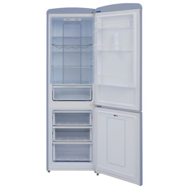 CDA Florence Seaholly Retro 60cm Freestanding Frost Free 60/40 Fridge Freezer