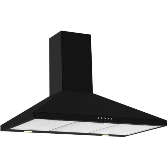CDA ECH93BL 90cm Chimney Extractor