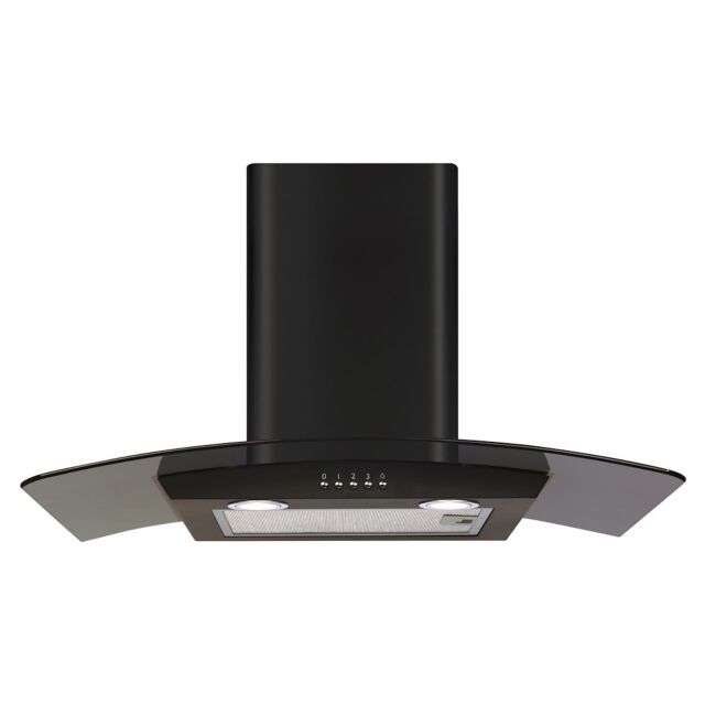 CDA ECP72BL 70cm Curved Glass Extractor