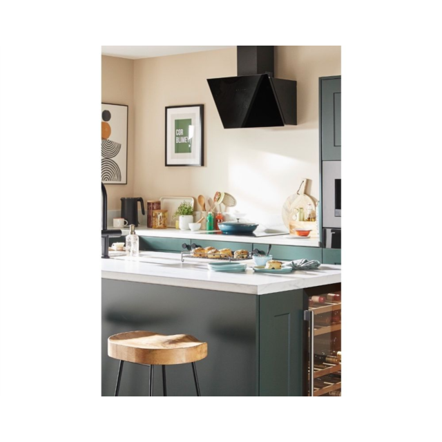 CDA EGA60BL 60cm Angled Gesture Control Extractor
