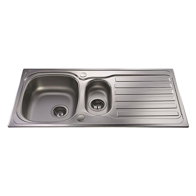 CDA KA22SS One And A Half Bowl Sink