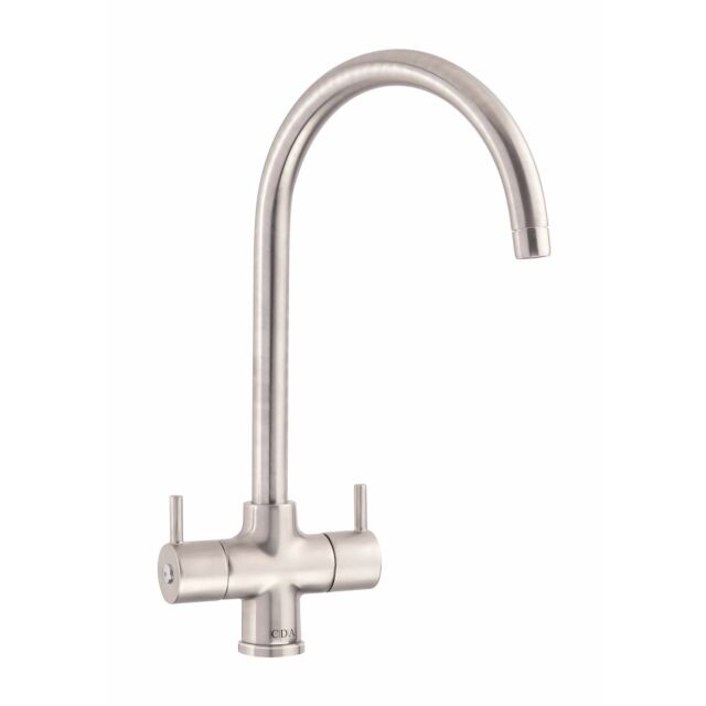 CDA TC55NI Monobloc Tap with Swan Neck Spout
