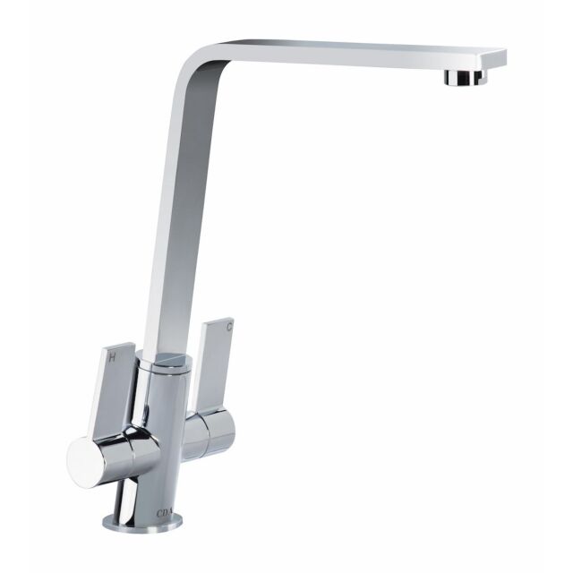 CDA TC77CH Contemporary Slant Monobloc Tap