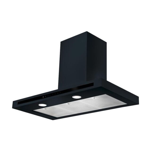 Rangemaster HLTHDS110BL/ Hi-Lite Flat 110cm Hood Black