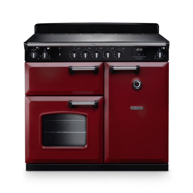 Rangemaster CL100EIPBOR/CM1 Classic 100 Induction Range Cooker - Bordeaux - A Rated