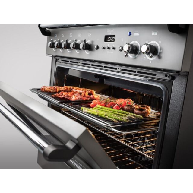 Rangemaster CLAS90FXDFFSL/B 90cm Dual Fuel Range Cooker