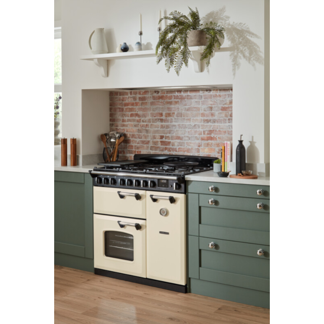 Rangemaster CLDL100EIPBOR/AB1 Classic Deluxe 100 Induction Range Cooker - Bordeaux - A Rated